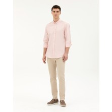 Pierre Cardin Erkek Bej Slim Fit Kanvas Pantolon 50288511-VR011