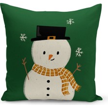 Bertille Home Yılbaşı Serisi Çift Tarafı Dijital Baskılı Kırlent Kılıfı (Christmas Noel Cushion Cover)