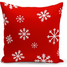 Bertille Home Yılbaşı Serisi Çift Tarafı Dijital Baskılı Kırlent Kılıfı (Christmas Noel Cushion Cover)