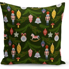 Bertille Home Yılbaşı Serisi Çift Tarafı Dijital Baskılı Kırlent Kılıfı (Christmas Noel Cushion Cover)
