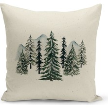Bertille Home Yılbaşı Serisi Çift Tarafı Dijital Baskılı Kırlent Kılıfı (Christmas Noel Cushion Cover)