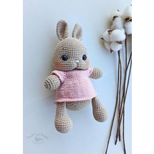 Masal Örgü Dünyası Bunny Tavşan  - Harika Hayvanlar Doğal Amigurumi Oyuncak