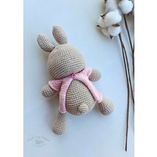 Masal Örgü Dünyası Bunny Tavşan  - Harika Hayvanlar Doğal Amigurumi Oyuncak