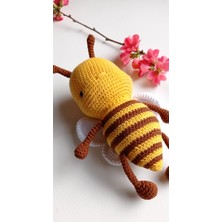 Masal Örgü Dünyası Sevimli Arı- Harika Hayvanlar Doğal Amigurumi Oyuncak