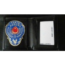 Aldatmaz Vip Koruma Rozetli Cüzdanı,+1rozet Al-Sıvıle Satılmaz-Sadece Yakın Koruma Personelı Satın Alabılır.