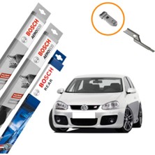 Bosch Vw Golf 5 Ön ve Arka Muz Silecek Takımı Aeroeco 2006-2009