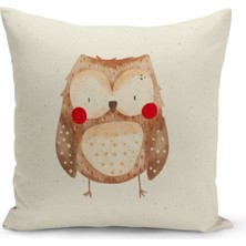 Bertille Home Çocuk Bebek Serisi Çift Tarafı Dijital Baskılı Kırlent Kılıfı (Kids Children Cushion Cover)