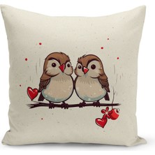 Bertille Home Çocuk Bebek Serisi Çift Tarafı Dijital Baskılı Kırlent Kılıfı (Kids Children Cushion Cover)