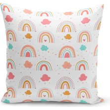 Bertille Home Çocuk Bebek Serisi Çift Tarafı Dijital Baskılı Kırlent Kılıfı (Kids Children Cushion Cover)