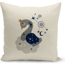 Bertille Home Çocuk Bebek Serisi Çift Tarafı Dijital Baskılı Kırlent Kılıfı (Kids Children Cushion Cover)