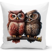 Bertille Home Çocuk Bebek Serisi Çift Tarafı Dijital Baskılı Kırlent Kılıfı (Kids Children Cushion Cover)