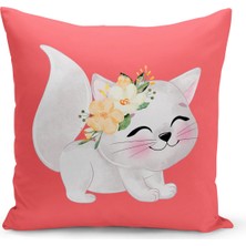 Bertille Home Çocuk Bebek Serisi Çift Tarafı Dijital Baskılı Kırlent Kılıfı (Kids Children Cushion Cover)