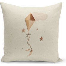 Bertille Home Çocuk Bebek Serisi Çift Tarafı Dijital Baskılı Kırlent Kılıfı (Kids Children Cushion Cover)
