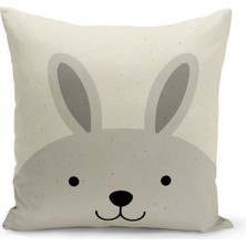 Bertille Home Çocuk Bebek Serisi Çift Tarafı Dijital Baskılı Kırlent Kılıfı (Kids Children Cushion Cover)