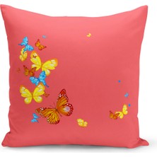 Bertille Home Çocuk Bebek Serisi Çift Tarafı Dijital Baskılı Kırlent Kılıfı (Kids Children Cushion Cover)