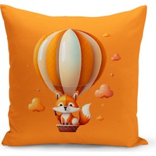 Bertille Home Çocuk Bebek Serisi Çift Tarafı Dijital Baskılı Kırlent Kılıfı (Kids Children Cushion Cover)