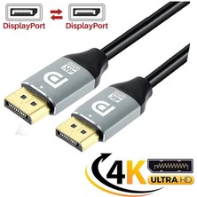 Koodmax 4K 60Hz Displayport  To Displayport Kablo (Dp 1.2) 21.60GBPS, 1080P Freesync G-Sync - 1.8 mt