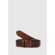 ProvoQ Kahve  Provoq 012 Kahve Erkek Deri Kemer