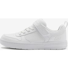 Skechers Smooth Street Büyük Erkek Çocuk Beyaz Sneakers 405632L Wht
