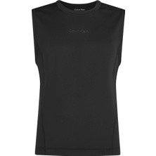 Calvin Klein Siyah Erkek Bisiklet Yaka Atlet 00GMS4K161BAE-WO - Base Layer Tank