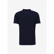 Discovery Expedition Lacivert Erkek Basic Polo T-Shirt D4SM-TST3248