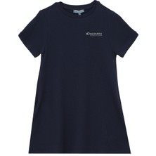 Discovery Expedition Düz Lacivert Kız Çocuk Kısa Elbise D4SG-ELB3058