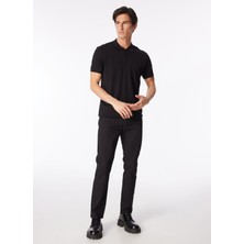 Fabrika Comfort Siyah Erkek Polo Yaka Regular Fit Kazak FC4SM-KZK 0374