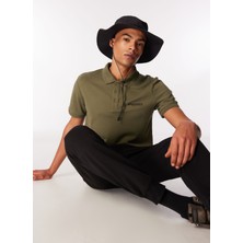 Discovery Expedition Haki Erkek Relaxed Fit Polo T-Shirt D4SM-TST3248