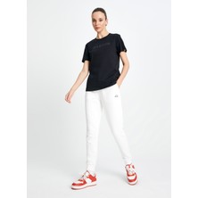 Ellesse Siyah Bisiklet Yaka Kadın T-Shirt EF156-BK