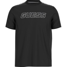 Guess Siyah Erkek Bisiklet Yaka T-Shirt Z4GI18J1314JBLK-ARLO Cn