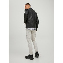 Jack & Jones Dar Paça Krem Erkek Kargo Pantolon Jpstpaul Jjflake Cargo Noos