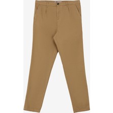Lee Cooper Zarse Normal Bel Konik Kesim Daralan Paça %100 Pamuk Camel Erkek Pantolon