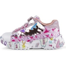 Buckhead Pembe - Gümüş Kadın Sneaker BUCK4299 Chuck Hıgh