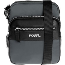 Fossil Antrasit 22X19X6 cm Erkek Çapraz Çanta 01FS2053