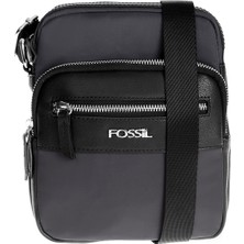 Fossil Siyah 22X19X6 cm Erkek Çapraz Çanta 01FS2053