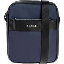 Fossil Lacivert 21X25X7 cm Erkek Çapraz Çanta 01FS2052