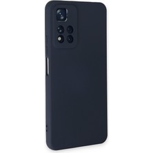 Newface Xiaomi Redmi Note 11 Pro Plus 5g Kılıf Nano Içi Kadife  Silikon - Lacivert 24051