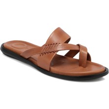 Taba Deri Erkek Terlik - E23Y1TR56264-A29