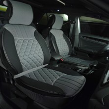 Space Oto Koltuk Minderi, Togg Araçlara Uyumlu 5'li Set Özel Tasarım Minder Premium