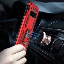 Appfube Galaxy S10 Uyumlu App Vega Kapak-Kırmızı