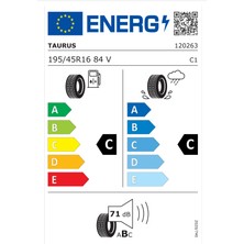 Taurus 195/45 R16 84V Xl High Performance Oto Yaz Lastiği (Üretim Yılı: 2024)