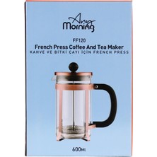 Any Morning FF120 Kahve ve Bitki Çayı Için French Press 600 ml