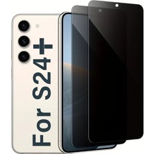 Fibaks Samsung Galaxy S24 Plus Uyumlu Hayalet Ekran Koruyucu Tam Kapatan Gizli Tamperli Cam