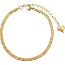 ÇLK Accessories Çelik Ince Italyan Zincir Bileklik