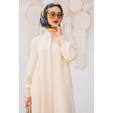 Swana Keten Uzun Tunikli Pantolonlu Takım