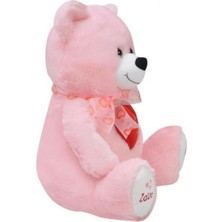 Peanelife Yumoş Ayı 47 cm Pembe Pelüş Ayı Sevgiliye Hediye