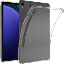 Ukscase Samsung Galaxy Tab S9 11" 2023 Uyumlu Shockproof Back Shell Şeffaf Kılıf