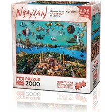KS Games 22523 Migration Routes Hagia Sophia 2000 Parça Puzzle -Ks Puzzle