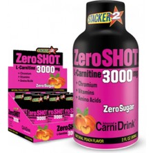 ZeroShot 60 ML 3000Mg L-Carnitine Şeftali