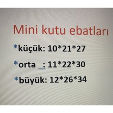 Pazarakos Damat Gelin Çeyiz Bohça Kutusu Dekoratif Kraft Kutu Seti 3 Lü Düz Mini